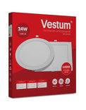 Світильник LED круглий 295 мм, врізний VESTUM 24W 4000K 220V, фото №4