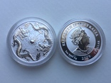 Два дракона 2019 Австралия Perth Mint, фото №9