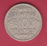 Французский Тунис. 10 франков 1934г., фото №2