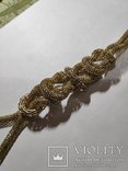 Ожерелье из металлической сетки золотистого цвета, фото №6