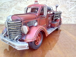Модель автомобиля,ретро грузовик, пожарная машина, фото №2