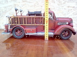 Модель автомобиля,ретро грузовик, пожарная машина, фото №3