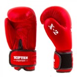 Боксерские перчатки TopTen X-2 кожа, 8 oz, фото №4