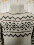 Теплый скандинавский свитер GETING Дания сертификат WOOLMARK р-р XXL(состояние!), photo number 4