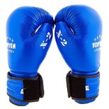 Перчатки боксерские TopTen 12 oz, синие, кожа, photo number 3