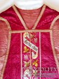 Казула или "орнат" , римо-католическое верхнее облачение священника.Ватикан 1930-1962г., фото №4