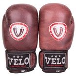 Боксерские перчатки Velo antique, кожа, 10oz, фото №4