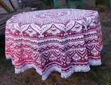 Ethnic tablecloth for a round table D 180 cm.India.Eco-cotton., photo number 3