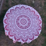 Ethnic tablecloth for a round table D 180 cm.India.Eco-cotton., photo number 7