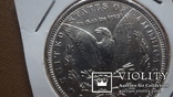 1  доллар 1887  США  серебро   Холдер  18 ~, фото №4