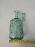 Бутыль для вина, графин стекло с пробкой комплект 1шт СССР #3, фото №8