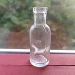 Небольшая стеклянная бутылочка. Высота 70мм, фото №4