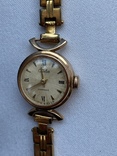 Часы «Слава», золотой корпус. 17 камней., фото №2