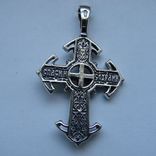 Православный серебряный (925) крест., фото №8