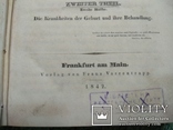 Немецкая книга по медицине издательство Франкфурт на Майне 1842 год в отличном состоянии, фото №3