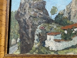 Картина Крым домик старинная 34х47 см, фото №4