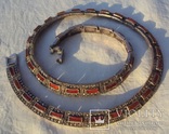 Ожерелье колье серебро, марказиты., фото №2