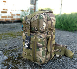 Тактический (военный) однолямочный рюкзак на 16 литров с системой M.O.L.L.E, фото №2