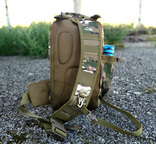 Тактический (военный) однолямочный рюкзак на 16 литров с системой M.O.L.L.E, фото №3