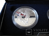 Набор США 1 доллар (серебро) и полдоллара: "Чемпионат мира по футболу" (1994 г.), фото №3