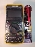 Цифровой мультиметр DT9205A Тестер + крона в комплекте, photo number 2