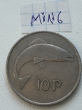 Ірландія 10 пенсів, 1969, фото №2