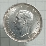 Великобритания 6 пенсов 1945г серебро, фото №3