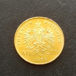 4 флорина/ 10 франков 1892 года, Австро-Венгрия, фото №2