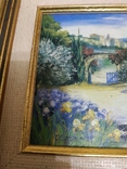 Картина холст маслом подпись у замка, фото №6