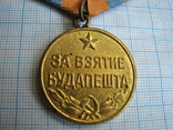 Медаль За взятие  Будапешта   на сержанта  полка  правительственной  связи, фото №7