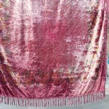 Plush tablecloth with fringe old USSR 130 * 130 cm, photo number 4