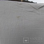 Подзор старый с художественной росписью по ткани,кружевом 200*83.Прошлый век., фото №6