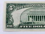 5 долларов США 1934-D FIVE DOLLAR SILVER CERTIFICATE NOTE  9654A (089), фото №7