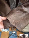 Большая мужская кожаная куртка ECHT LEDER. Германия Лот 883, фото №4