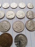 Монеты США разных наминалов, фото №6