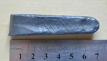 Часть платёжного серебрянного слитка ( гривна новгородского типа ) вес 94,6 г., фото №2