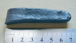 Часть платёжного серебрянного слитка ( гривна новгородского типа ) вес 94,6 г., фото №3