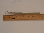 Зонд зубной серповидный З-107 медицинская сталь, фото №4