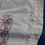 Льняная старинная юбка с вышивкой ручной работы.Полтавщина,прошлый век., фото №9