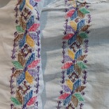 Льняная старинная юбка с вышивкой ручной работы.Полтавщина,прошлый век., фото №10