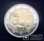 2 евро, Франция, Речь Шарля де Голля, 2010 г., UNC, фото №2