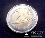 2 евро, Испания, 10 лет Экономическому и валютному союзу, 2009 г., фото №3