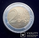 2 евро, Австрия, 50 лет договора о нейтралитете Австрии, 2005 г., фото №3