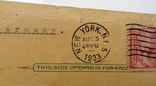 Почтовая карточка: США-Германия, 1933 год. В пластиковой обложке., фото №11