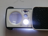 Лупа NO.930-90X Увеличения 30Х-60Х-90Х LED подсветка + UV, фото №3