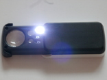 Лупа NO.930-90X Увеличения 30Х-60Х-90Х LED подсветка + UV, фото №4