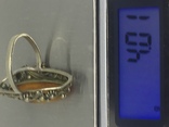 Ажурное кольцо с янтарем., фото №6