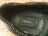 Bugatti - фирменные черные кожаные туфли разм.42, фото №11