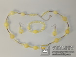Комплект Ожерелье, браслет и серьги. (78), фото №2