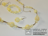 Комплект Ожерелье, браслет и серьги. (78), фото №7